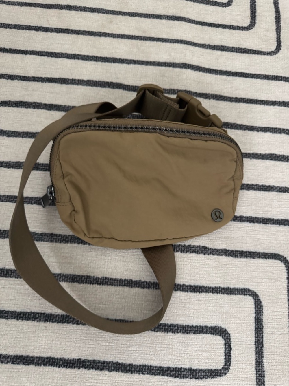 lululemon athletica Olive Brown Crossbody Sling Bag